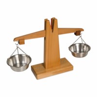 Small Wooden Scale