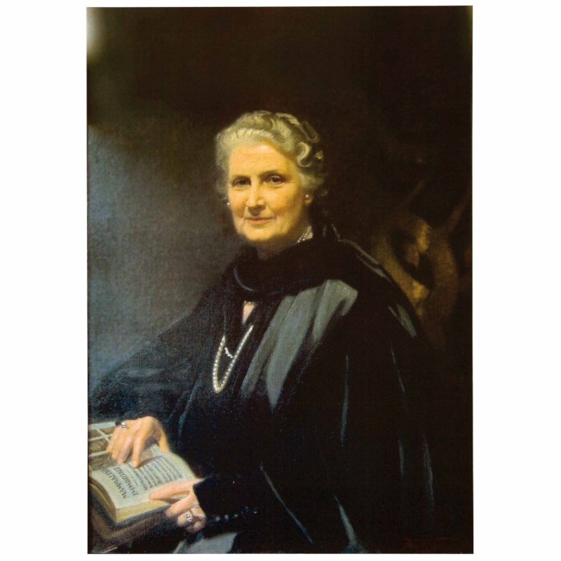 Color Photo - Maria Montessori