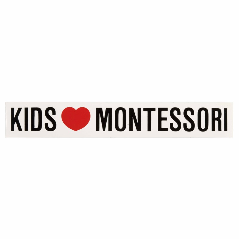 Vinyl Sticker: Kids Love Montessori