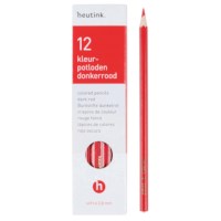 Crayons hexagonal Goldline - Heutink - Carton of 12 - Dark red