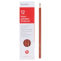 Crayons hexagonal Goldline - Heutink - Carton of 12 - Light brown