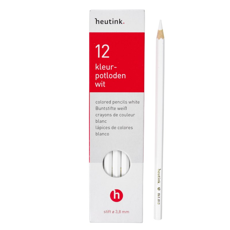 Crayons hexagonal Goldline - Heutink - Carton of 12 - White