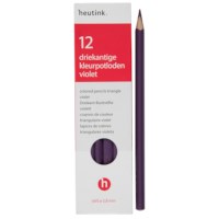 Crayons triangular Goldline - Heutink - Carton of 12 - Purple