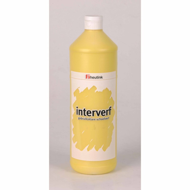 Interpaint - 1 Litre bottle - Canary yellow