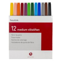Felt tip pens- Medium - Heutink - Pouch of 12
