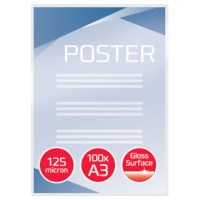 Laminating sheets - 125 µ A3 303 x 426 mm