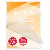 Laminating sheets - 125 µ A6 111 x 154 mm