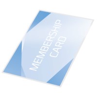 Laminating sheets - 125 µ 54 x 86 mm