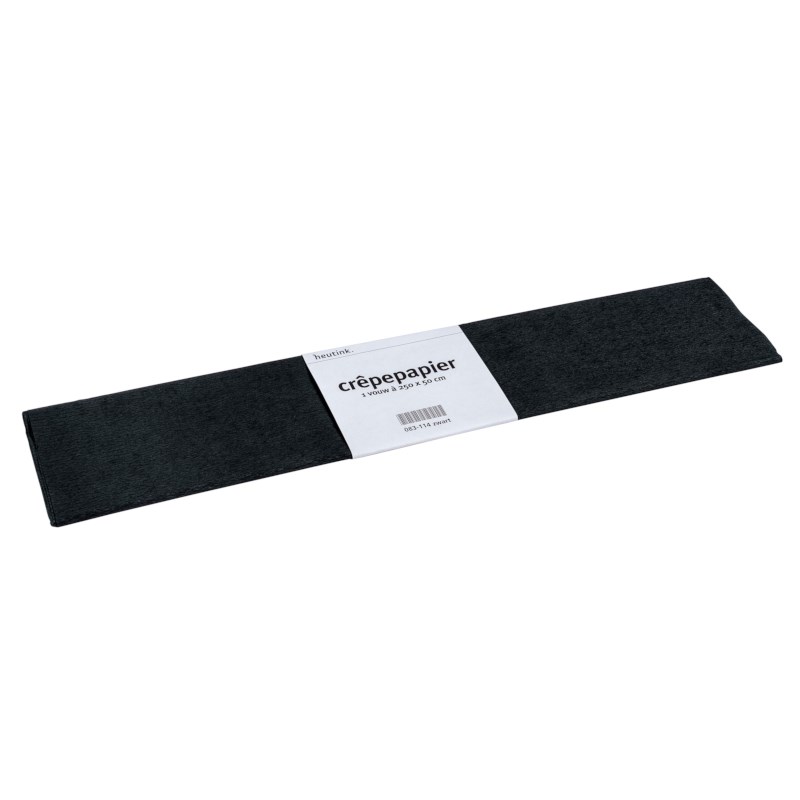Crepe paper - Floriade - Black