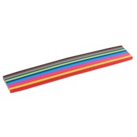 Weaving strips, 120 gsm, 50 x 1,5 cm, 480 strips, 12 colours