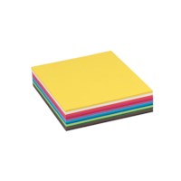 Craft paper 60 grams - Square - 12 colours - 16 x 16 cm