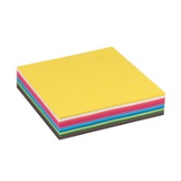 Craft paper 60 grams - Square - 12 colours - 20 x 20 cm