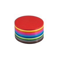 Craft paper 120 grams - Round - 12 colours - Ø 16 cm