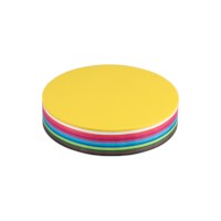 Craft paper 60 grams - Round - 12 colours - Ø 20 cm