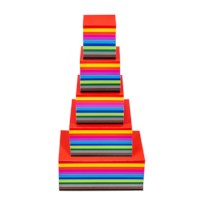 Craft paper 120 grams - Square - 12 colours - 10 x 10 cm