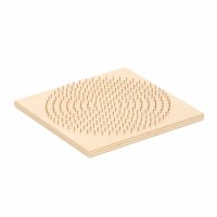Bead board wood - round