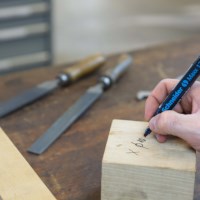Marker - Heutink - Chisel tip - Black