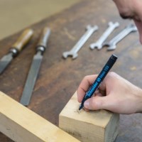 Marker - Heutink - Chisel tip - Black