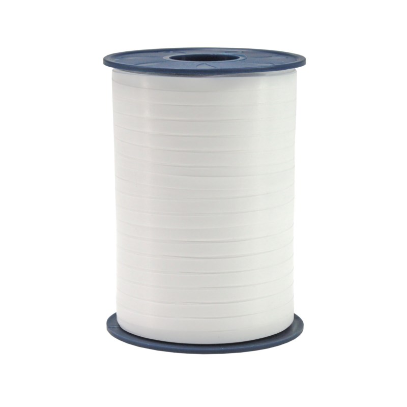 Curly ribbon - White