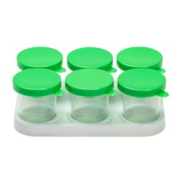Paint pot tray with 6 non-spill paint pots 320 ml