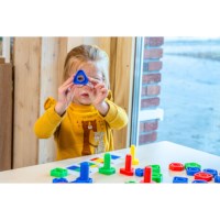 Bolt shape and color | Educo | Game box | HOUVAST.