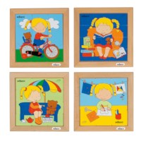 Puzzle set girls - set of 4