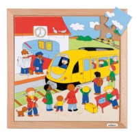 Transport puzzle - train station 