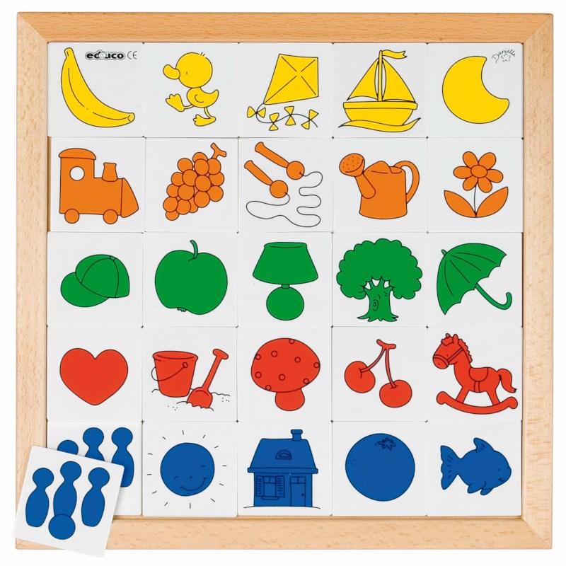 Comprehension lotto - colour