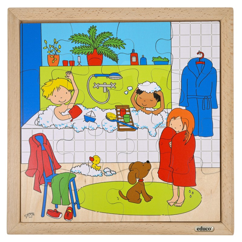 Hygiene puzzle - bath time