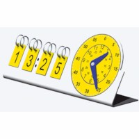 Clock analogue-digital pupils