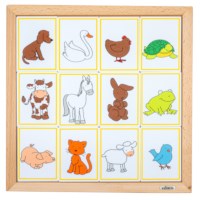 Sorting lotto - animals and their home