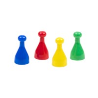 Pawns in jar | 4 colors | 400 pieces