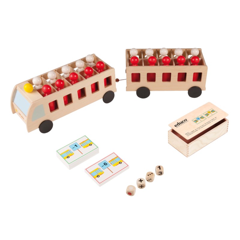 Math bus with trailer - maxi