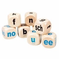 Letterdobbelstenen 3 cm