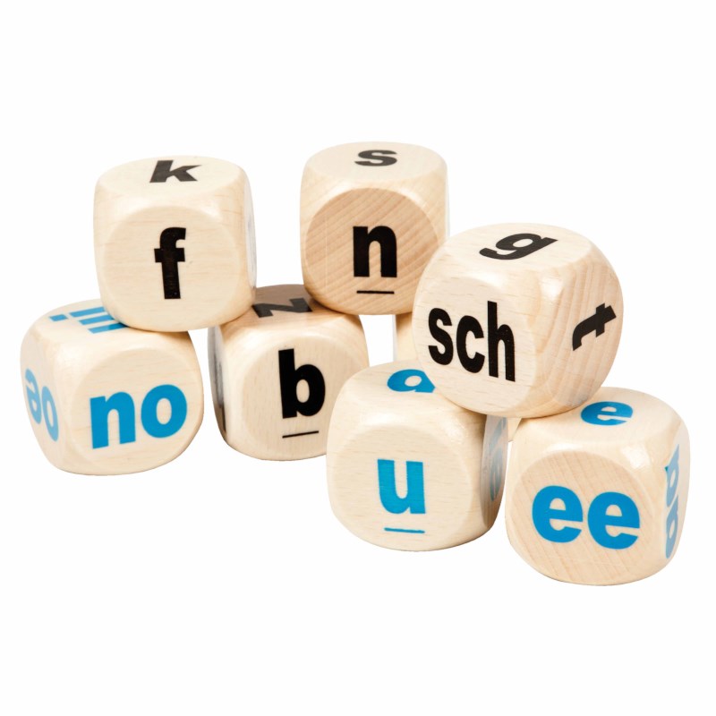 Letterdobbelstenen 3 cm