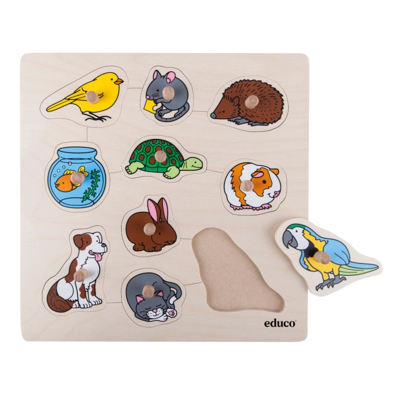 Peg Puzzle - Pets Peg Puzzle - Pets