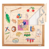 Spider sorting puzzle - quantities