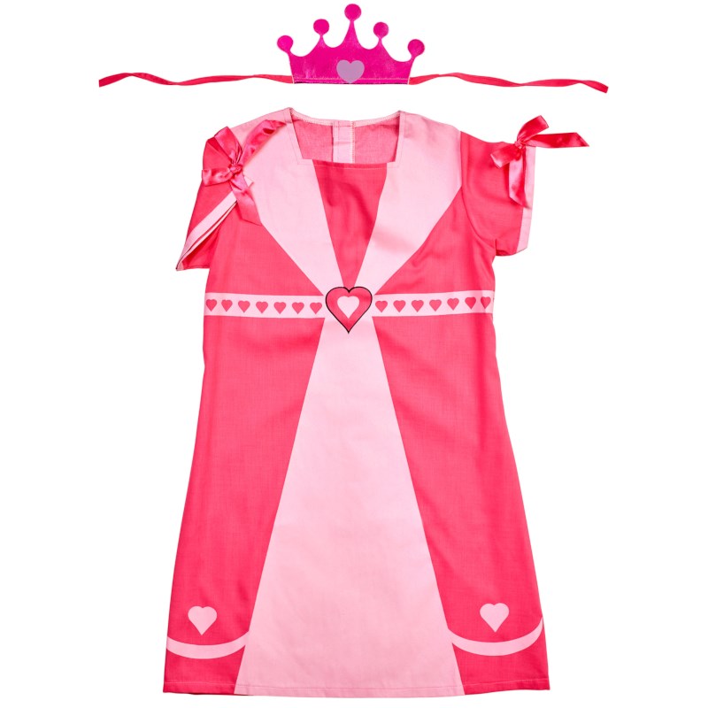 Dress up clothes - princess (incl. crown)